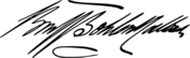 Gustav Krupp von Bohlen und Halbach signature.svg