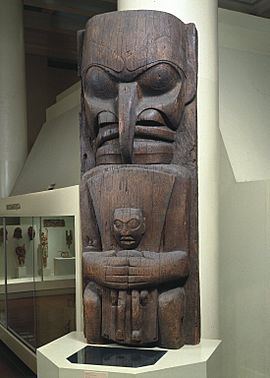 Heiltsuk (Bella Bella) (Native American). House Post, from a Set of Four, 19th century..jpg