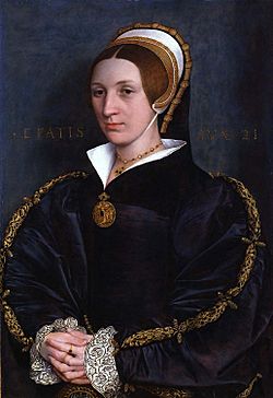 Archivo:Holbein, Hans (II) - Portrait of a lady, probably of the Cromwell Family formerly known as Catherine Howard - WGA11565