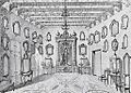 Interior de la sala del Consell o Cambra dels Àngels de la Casa de la Ciutat de València, segle XVIII