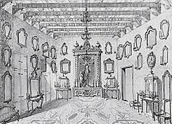 Archivo:Interior de la sala del Consell o Cambra dels Àngels de la Casa de la Ciutat de València, segle XVIII