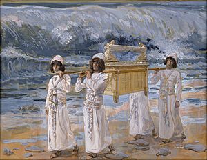 Archivo:James Jacques Joseph Tissot - The Ark Passes Over the Jordan - Google Art Project