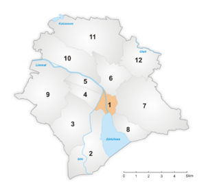 Archivo:Karte Zürcher Stadtkreis 1