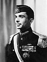 King Hussein in uniform in 1953