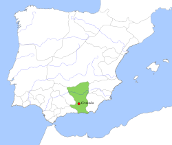Location map Taifa of Granada.svg