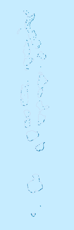 Malé ubicada en Maldivas
