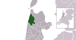 Situación de Schagen en su provincia