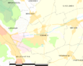 Map commune FR insee code 68156