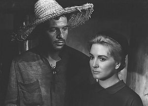 Archivo:Marga López and Francisco Rabal publicity for El hombre de la isla (1960)