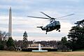 Marine One Lands on the South Lawn (33189407608)