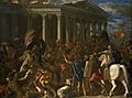 Nicolas Poussin - The Destruction and Sack of the Temple of Jerusalem - Google Art Project
