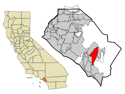 Orange County California Incorporated and Unincorporated areas Mission Viejo Highlighted.svg