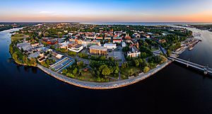 Pärnu kesklinn - Aerial photo of Pärnu in Estonia (2).jpg