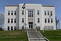 Rock County, Nebraska courthouse from W