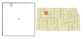 Sheridan County Kansas Incorporated and Unincorporated areas Selden Highlighted