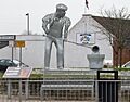 Shotts - Metal worker statue