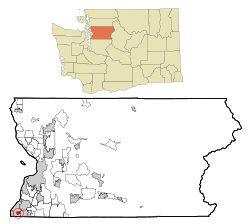 Snohomish County Washington Incorporated and Unincorporated areas Esperance Highlighted.svg