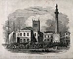 St John's Church, Dispensary and Wilberforce Monument, Hull, Wellcome V0012761