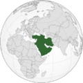 Western Asia (orthographic projection)