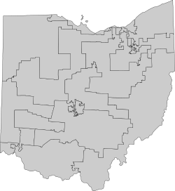 16.º distrito ubicada en Ohio