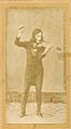 1900 Imperial Cabinet Card of Fiorini Fake Daguerreotype of Niccolò Paganini