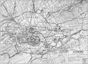Archivo:1911 Britannica - Old map of Athens