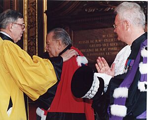 Archivo:1998. Marzo, 22. Doctorado Honoris Causa de la Universidad de Paris, La Sorbona, Francia