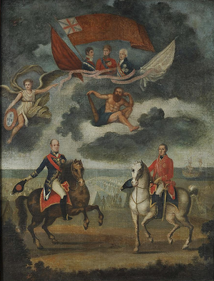 Archivo:Alegoria à Guerra Peninsular - Escola Portuguesa, 1.º quartel do séc. XIX