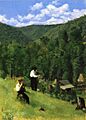 Anschutz Thomas P The Farmer and His Son at Harvesting