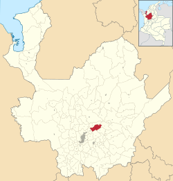 Barbosa ubicada en Antioquia