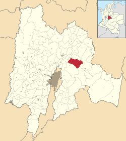 Guatavita ubicada en Cundinamarca