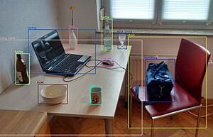 Archivo:Detected-with-YOLO--Schreibtisch-mit-Objekten