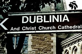 Dublin - Dublinia and Christ Church Cathedral sign - geograph.org.uk - 1615041