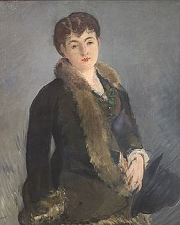 Archivo:Edouard Manet-Portrait de Mademoiselle Isabelle Lemonnier