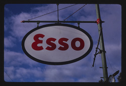 Esso Gasoline sign, Route 1, Cary Plantation, Maine LCCN2017703768.tif