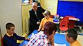 First Minister visits Manx language school (9319369723)