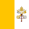 Flag of Vatican City (1929–2001)