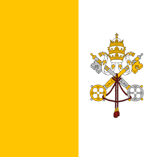 Flag of Vatican City (1929–2001)
