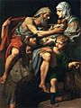 L Spada Eneas y Anquises 1615 Louvre