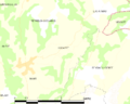 Map commune FR insee code 64357