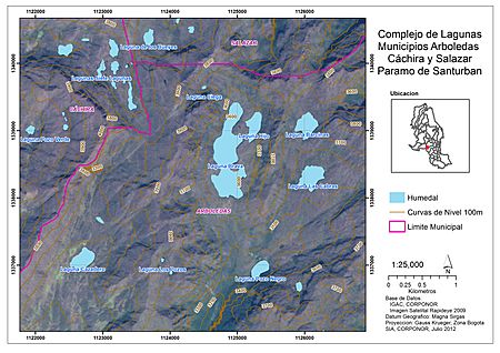 Archivo:Mapa Complejo de Lagunas Arboledas-Salazar-Cachira Paramo Santurban