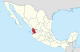 Nayarit in Mexico (location map scheme).svg