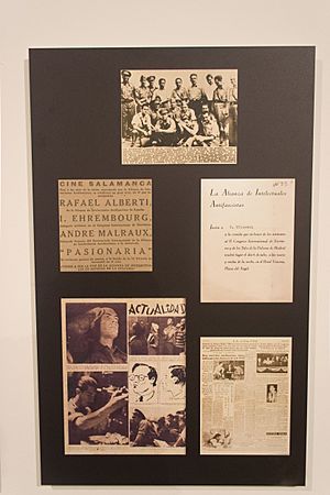 Archivo:Noticias sobre la Alianza de Intelectuales Antifascistas para la Defensa de la Cultura
