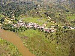 Panorámica aérea del Corregimiento El Salto.jpg