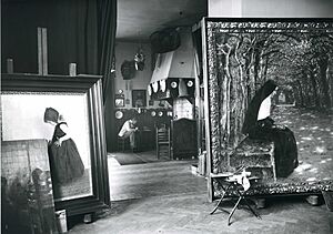 Archivo:Paul Hoecker-Atelier Oberlangenau, um 1900