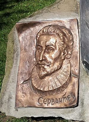Archivo:Placa a Miguel de Cervantes Ucrania