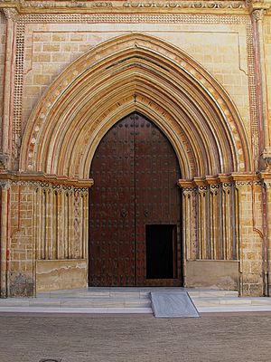Archivo:Portada de la iglesia de la Cartuja de Santa María de las Cuevas, Sevilla