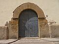 Portada de la parroquia de Santa Quiteria en Alcotas, localidad de Manzanera (Teruel, España)