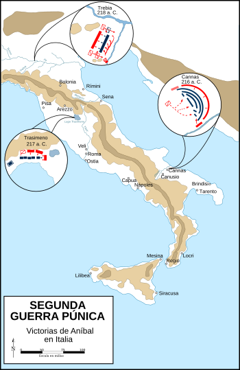 Archivo:Second Punic War Battles -es