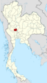 Thailand Chainat locator map